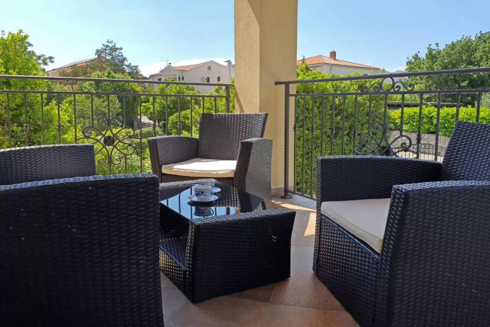 Exquisite and Stylish Apartment Krk with Balcony - Two Bedroom Apartment with Balcony-Terrasbalkon