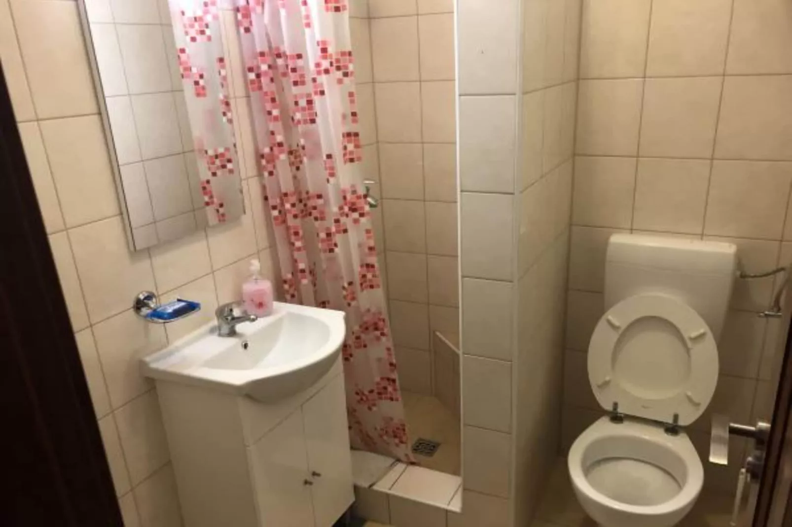 Apartmani Villa Borzic - One Bedroom Apartment with Terarce and Sea View 5-Badkamer