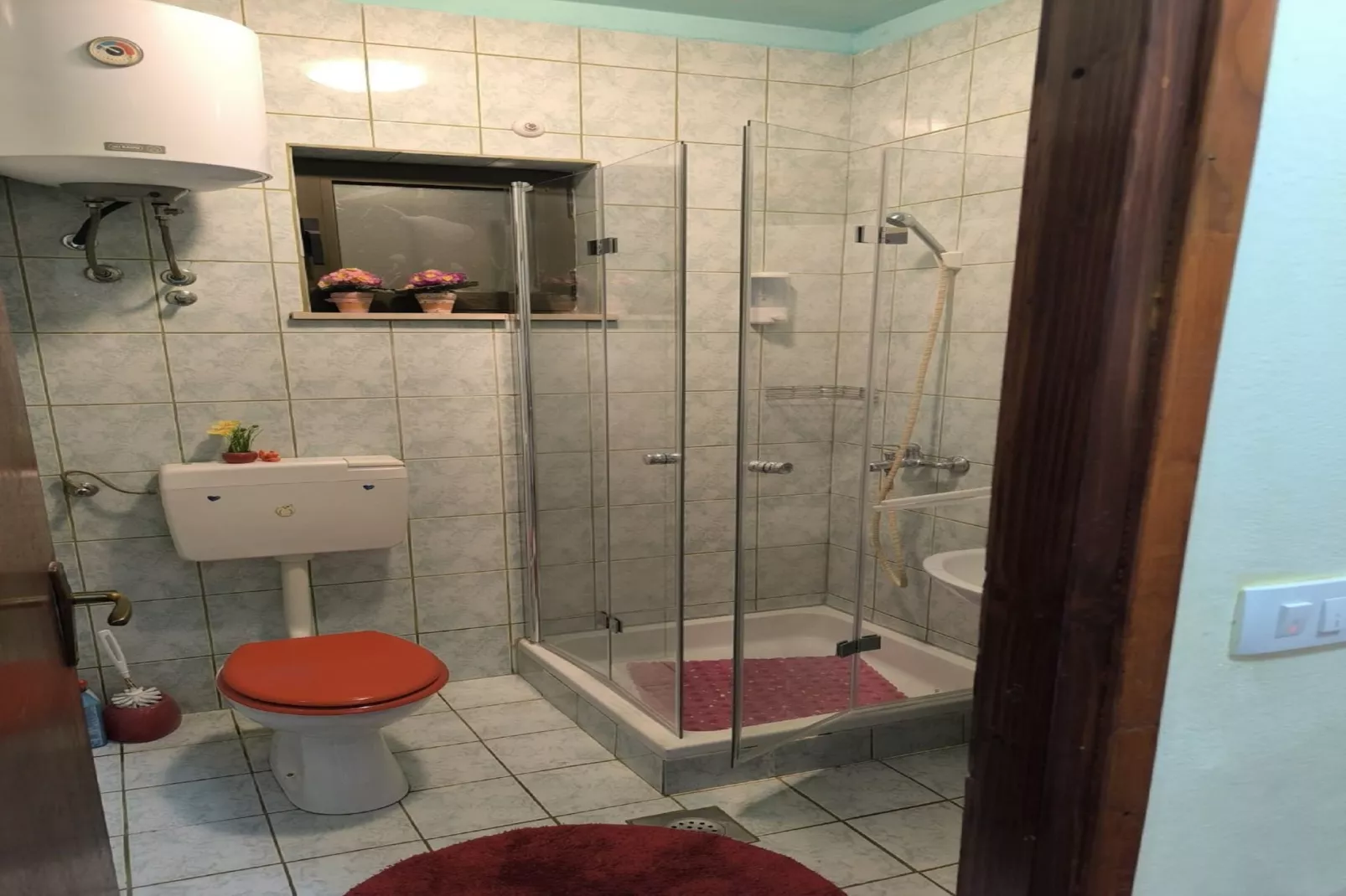 Cozy Apartments Žute, island of Korčula-Two-Bedroom Apartment With Terrace And Sea View (A1)-Badkamer