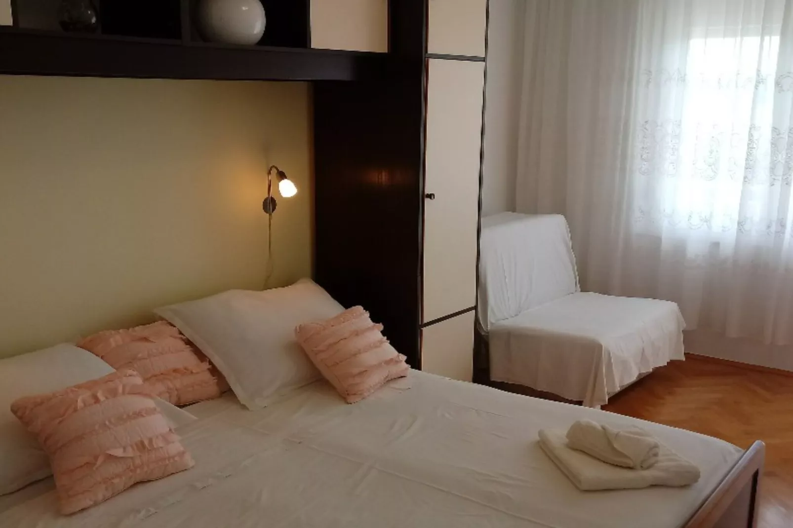 Apartments Jaman Dalmatica Čiovo - Two Bedroom Apartment with Sea View and Balcony-Slaapkamer