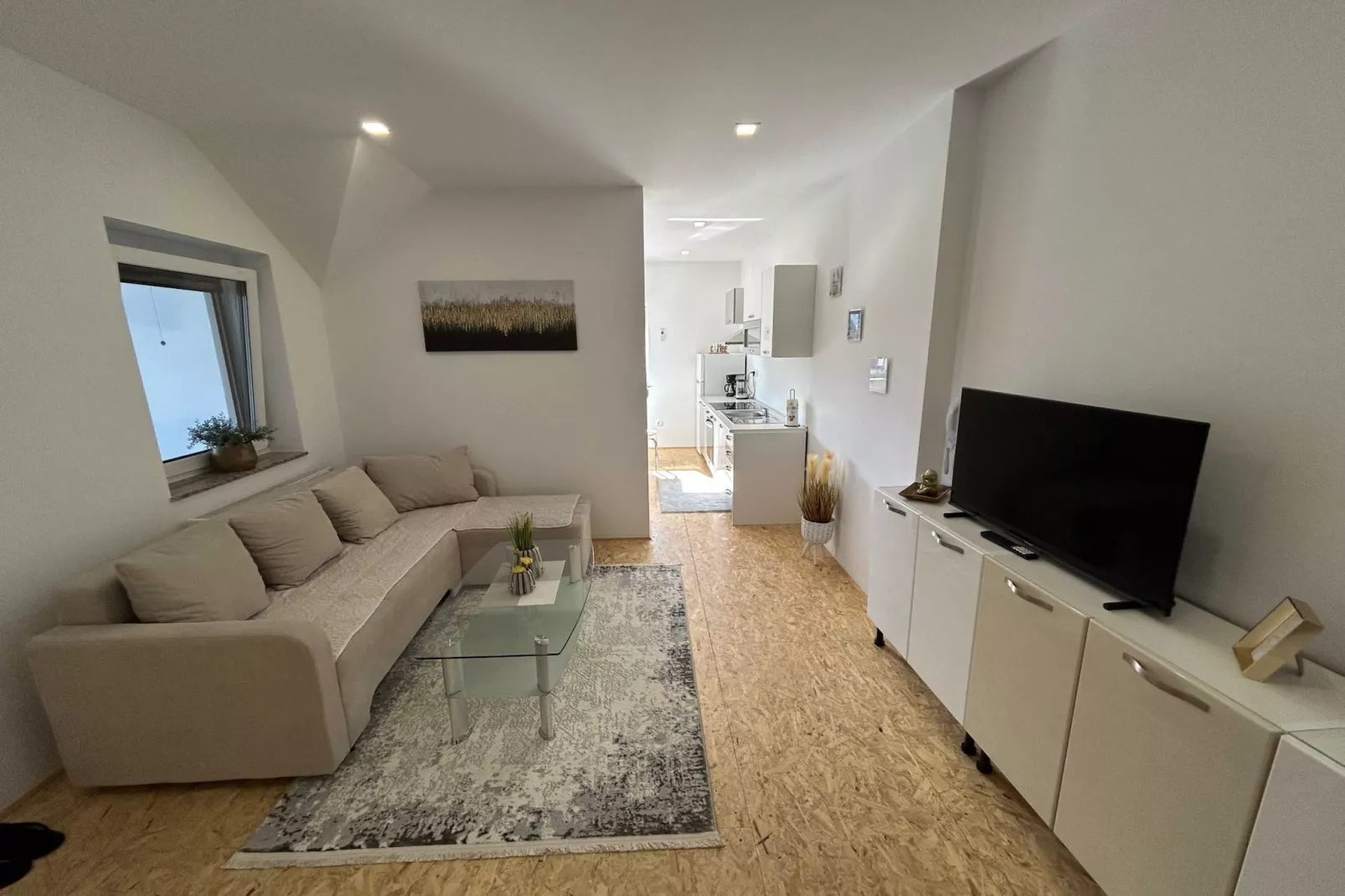 City Modern and Vibrant Apartments Ljubljana - Standard One Bedroom Apartment (owner A3)-Woonkamer