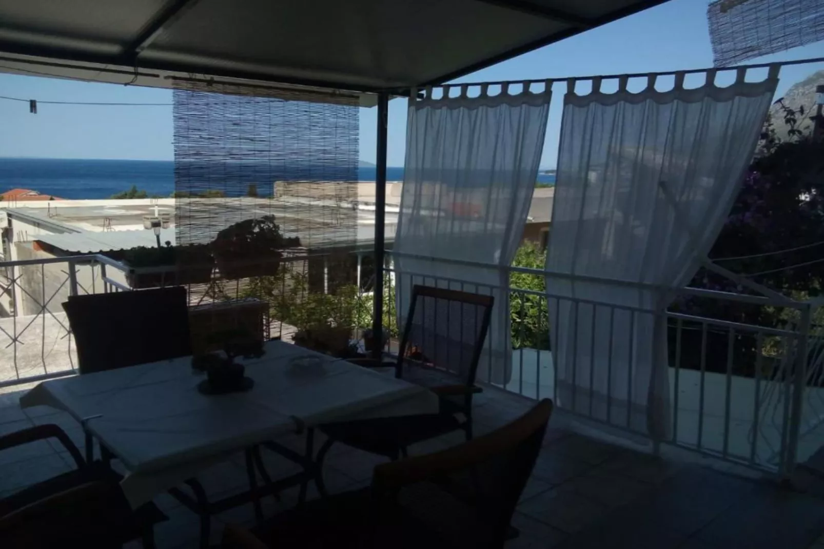 Apartments Ćubela - One Bedroom Apartment with Balcony and Sea View (Ap3)-Terrasbalkon