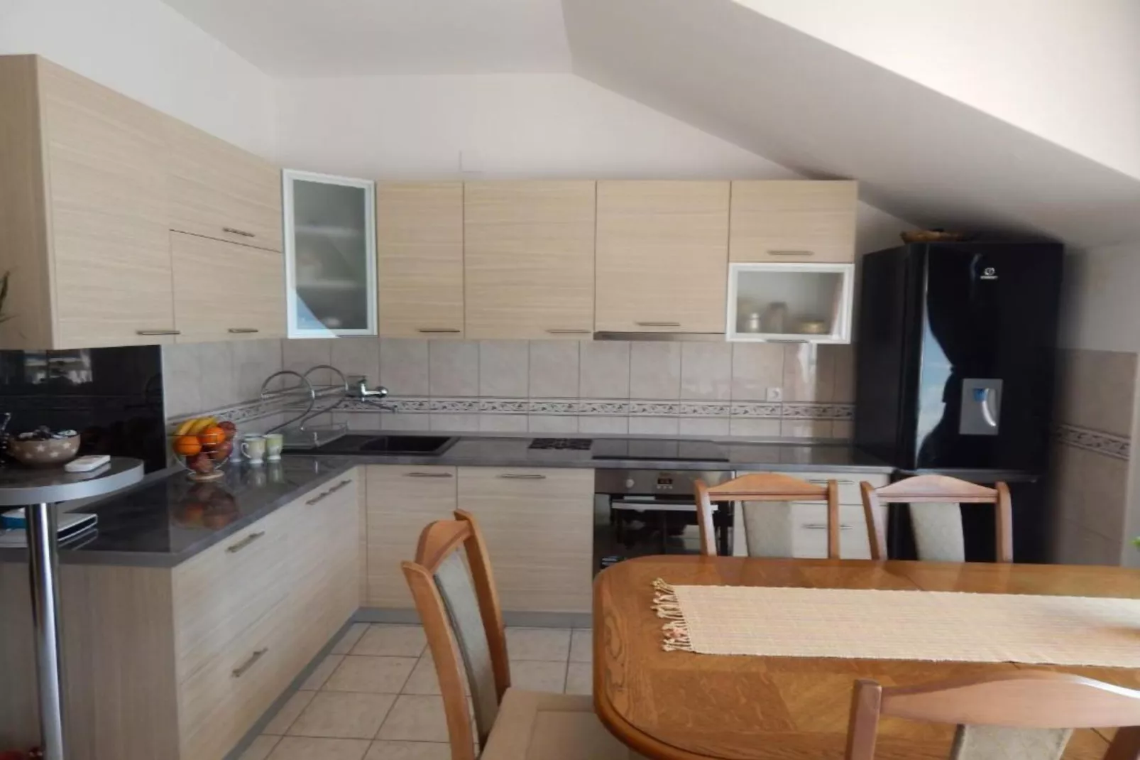 Stunning Beachfront Stay in Herceg Novi - Deluxe One Bedroom Apartment C-Keuken