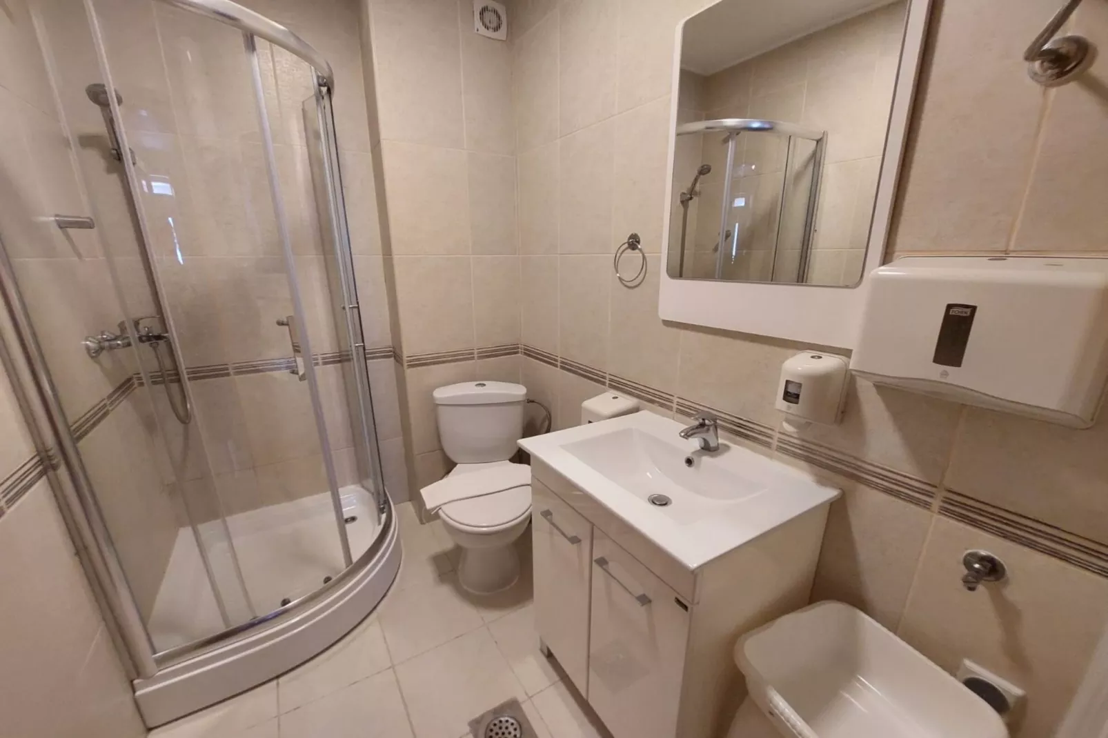 Villa Apartments Kumbor President - Studio Apartment With Sea View (Domino)-Badkamer