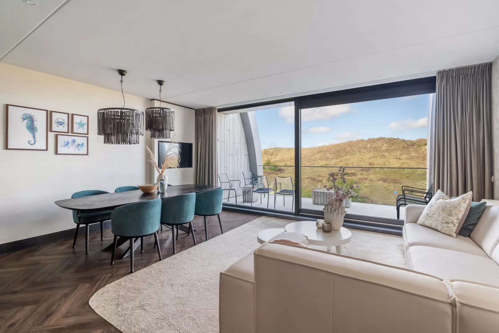 Penthouse Zilt | 6 Persons-Woonkamer