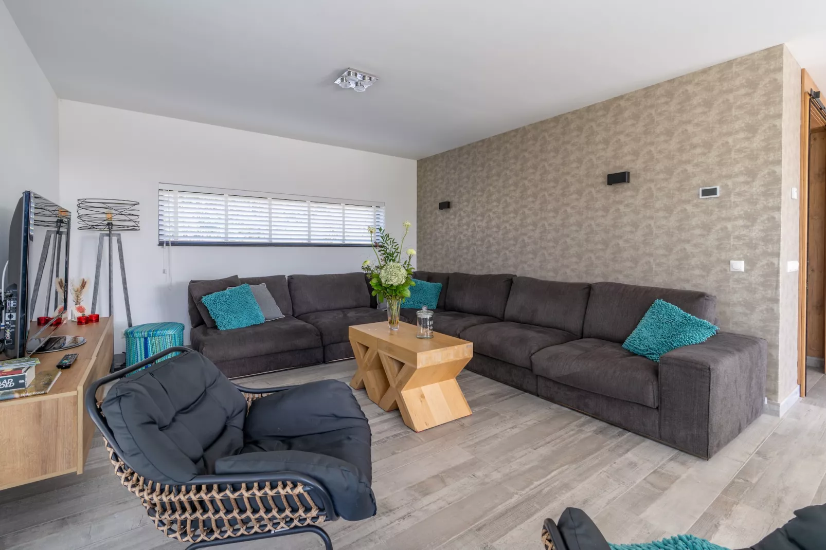 Strandvilla Hygge-Woonkamer