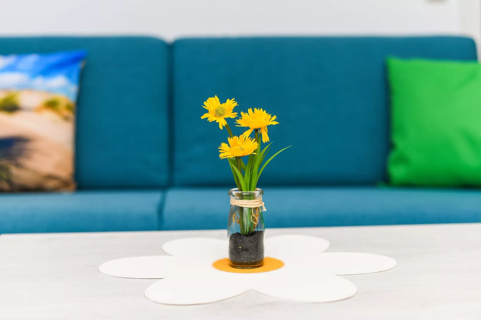 Haus Strandkorb 2-Woonkamer