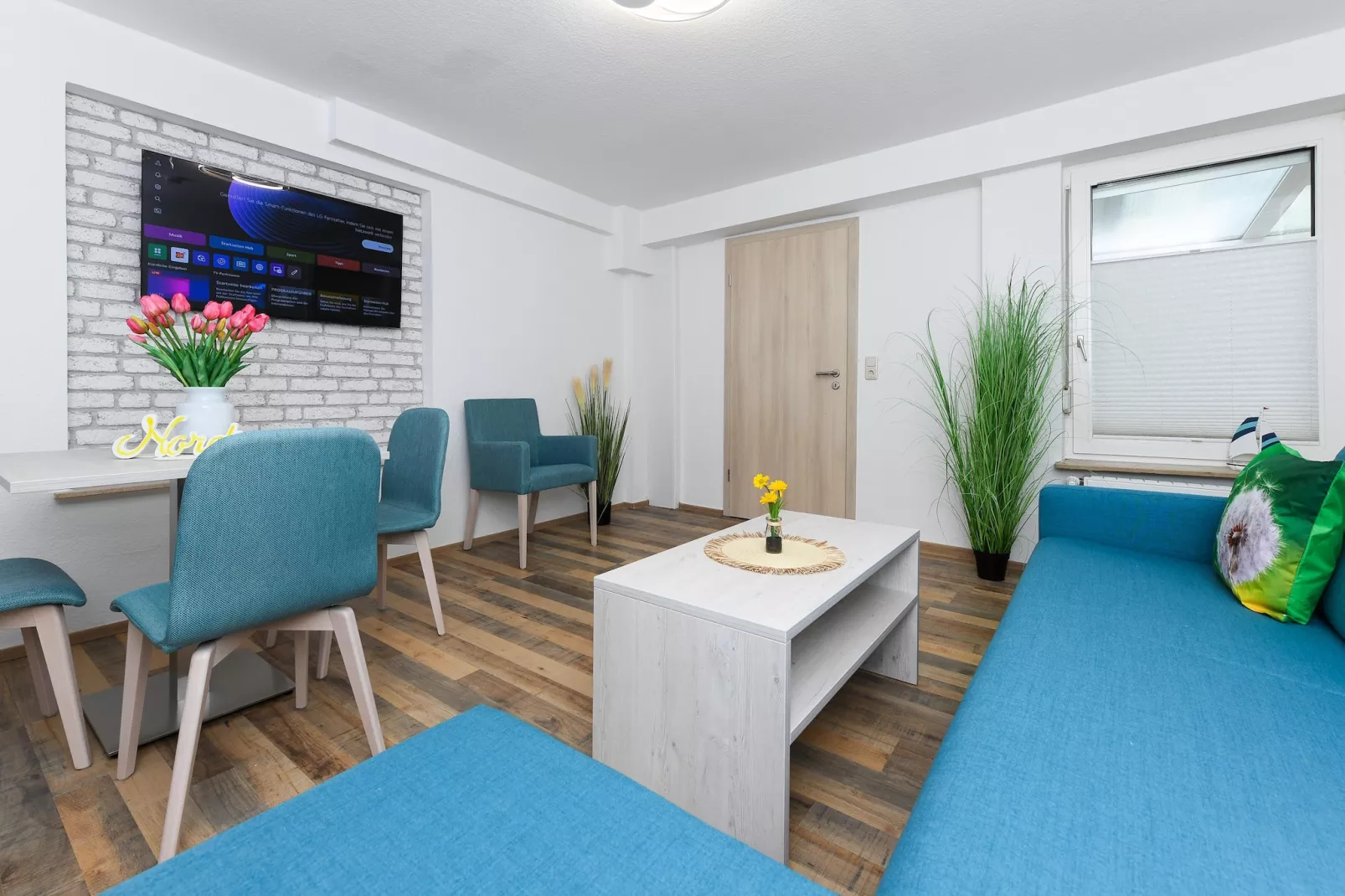 Haus Strandkorb 6-Woonkamer