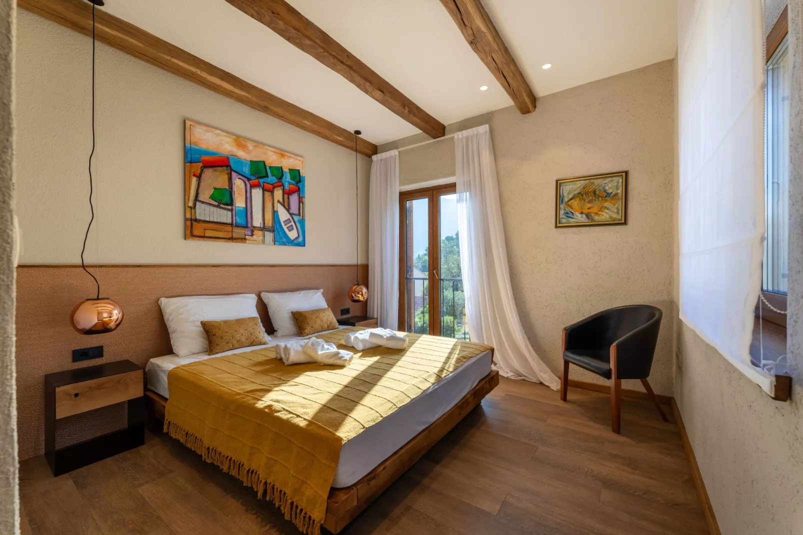 Authentic Villa Fisola-Slaapkamer