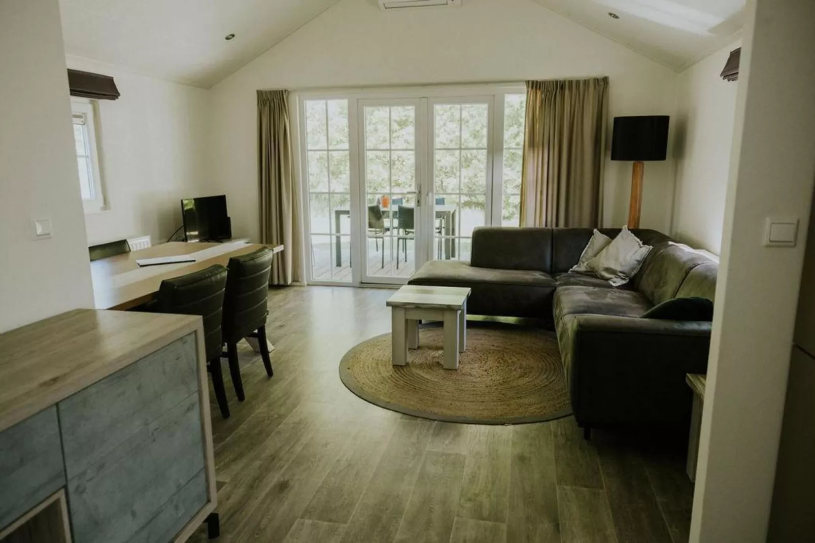 Boslodge l 4 persons-Woonkamer