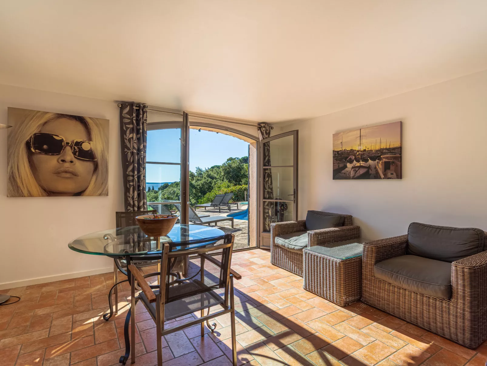 Villa du Canadel-Binnen