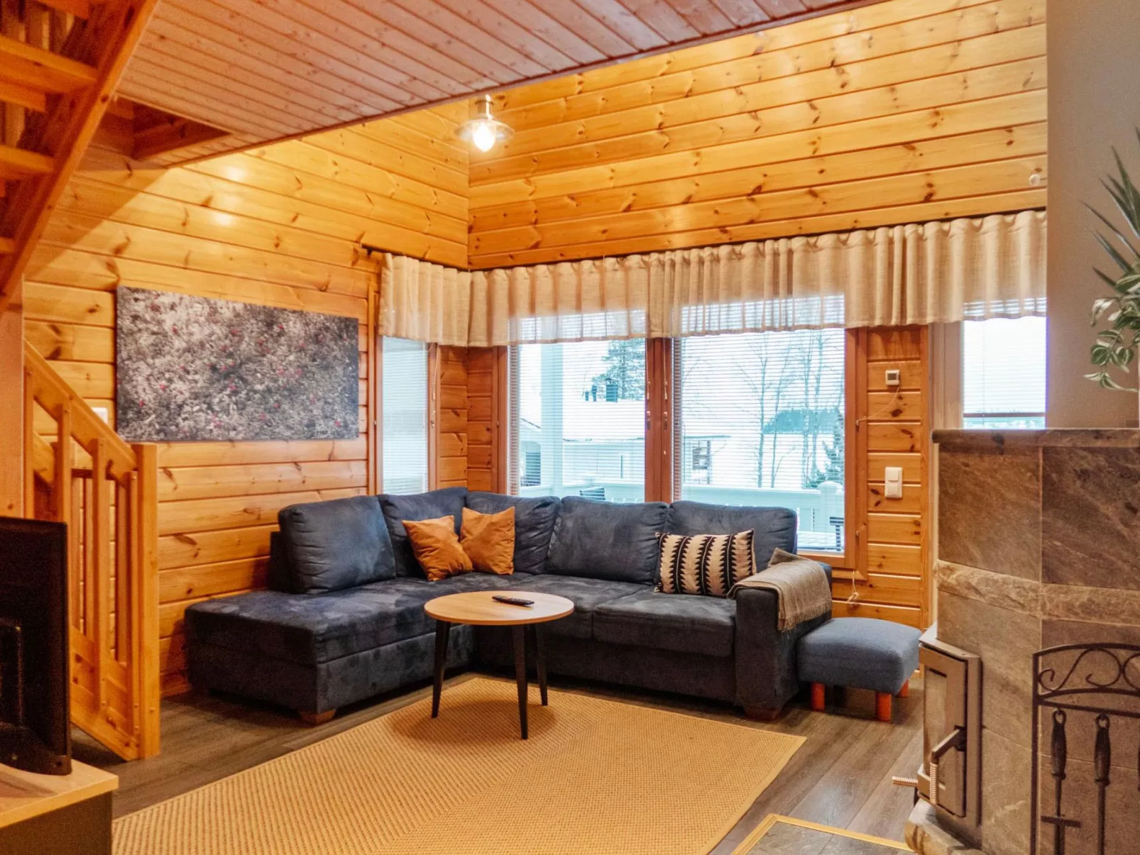 Vuokatti villas ahma-Binnen