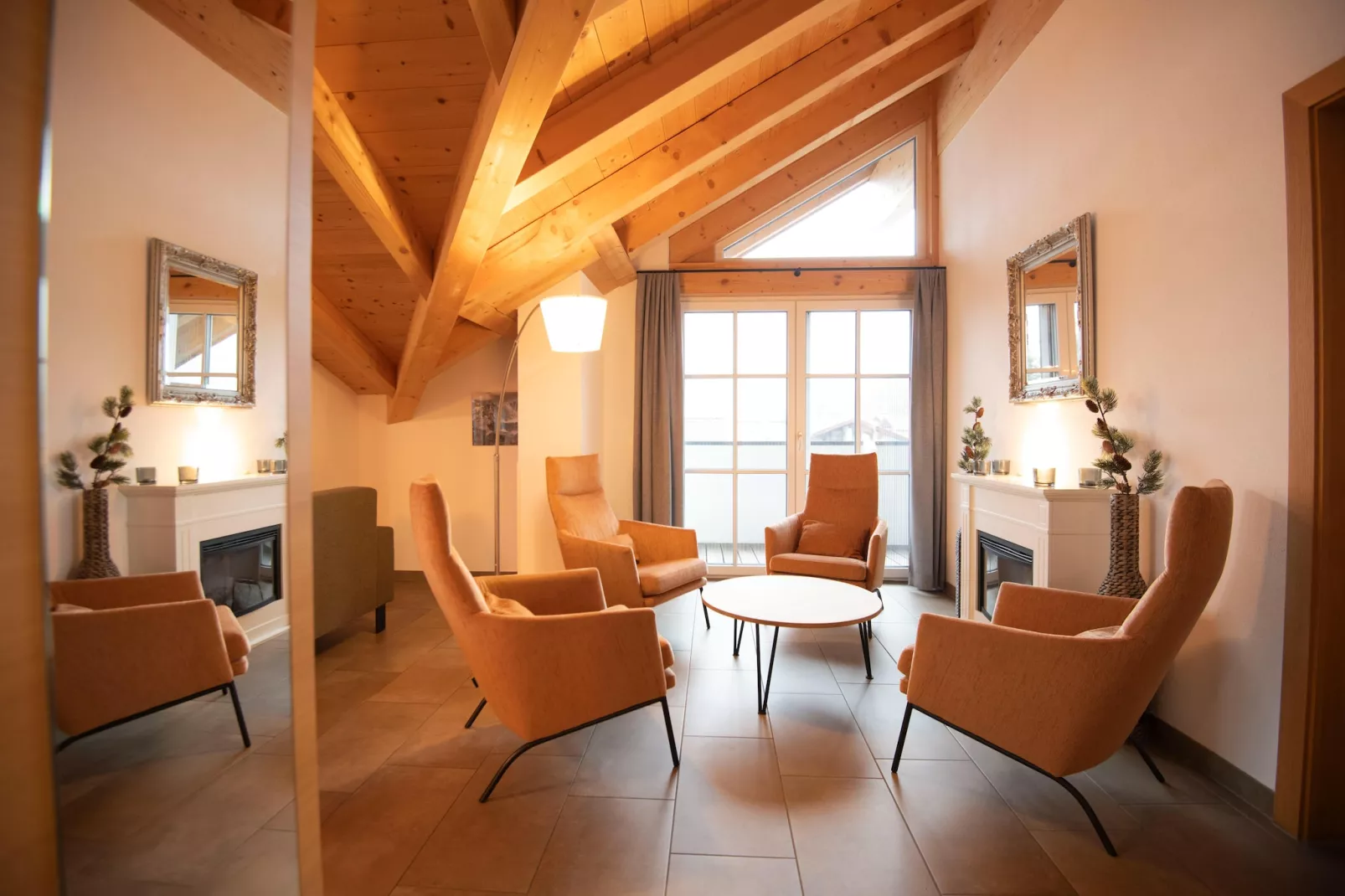 Residenz Edelalm - Penthouse-Woonkamer