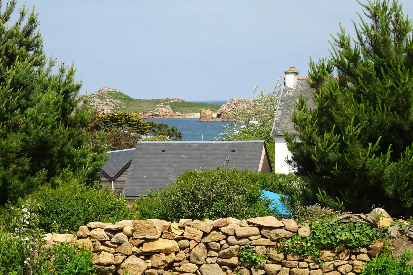 Holiday Home Plougasnou-Uitzicht zomer