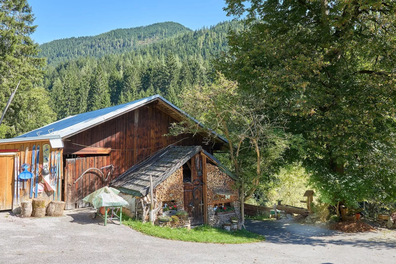 FeWo Kleinpötting Hüttau-Tuinen zomer