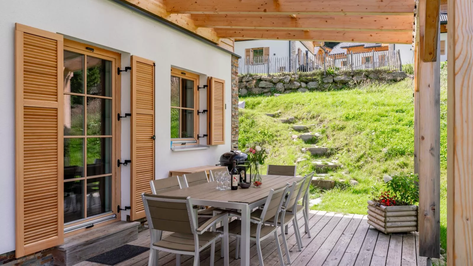 Chalet Amsel-Terrasbalkon
