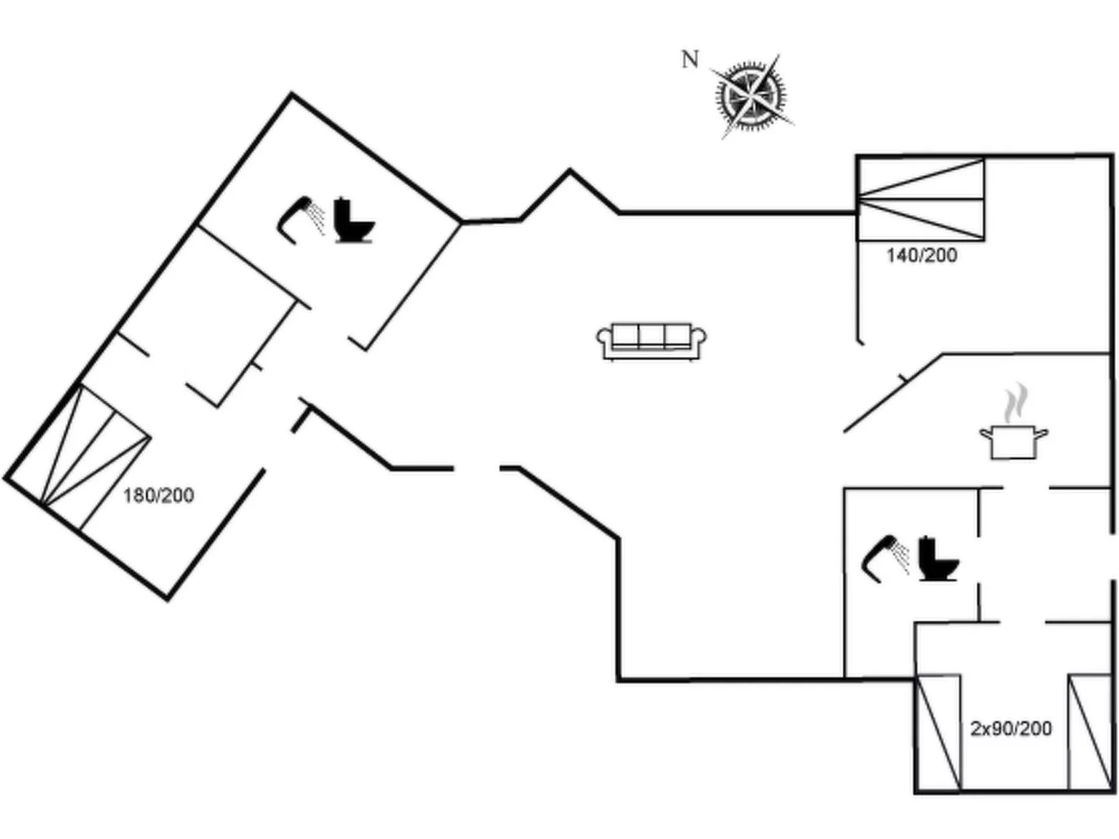 "Jannic" - 300m to the fjord-Binnen
