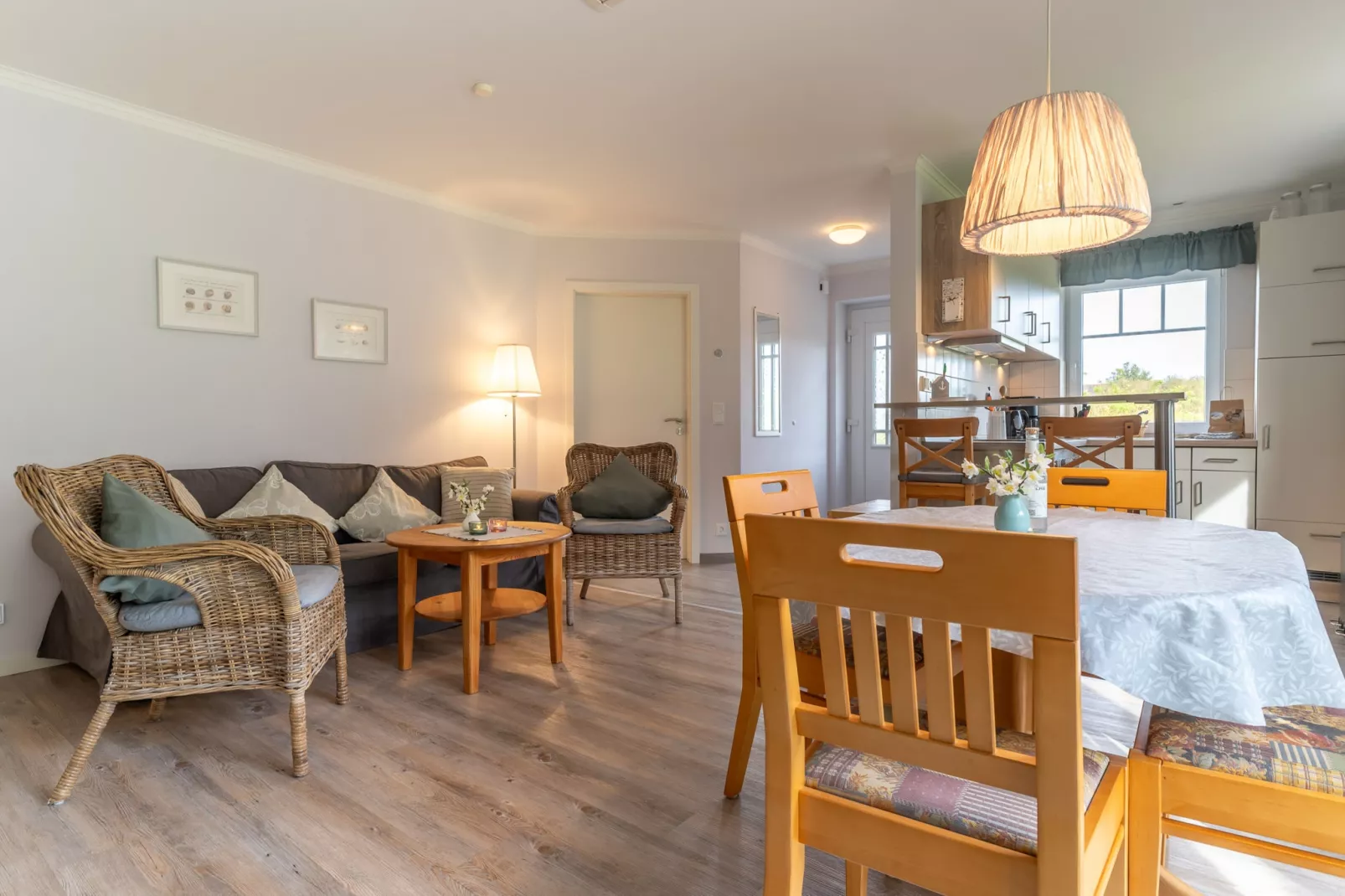 Ferienwohnung Friesenkind-Woonkamer