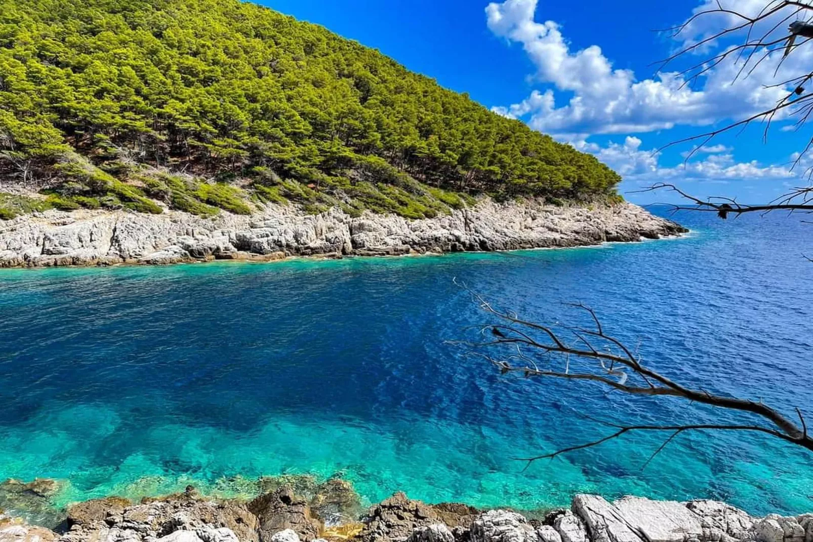 Apartments Franka Saplunara-Triple Room with Terrace and Sea View  No1-Sfeer