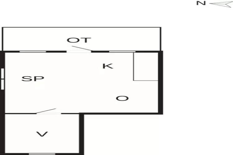 4 Personen vakantie huis in Haderslev-Plattegrond