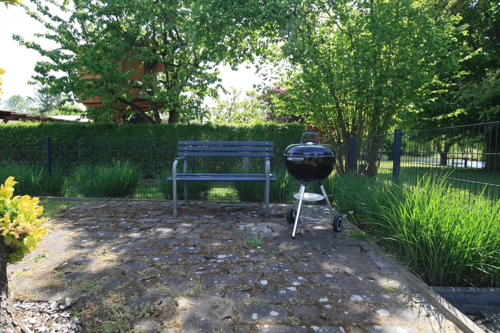 Ferienhaus mit Wasserblick 3 Pers-Tuinen zomer