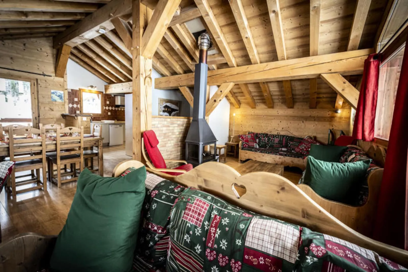 Les Chalets Du Cocoon-Woonkamer