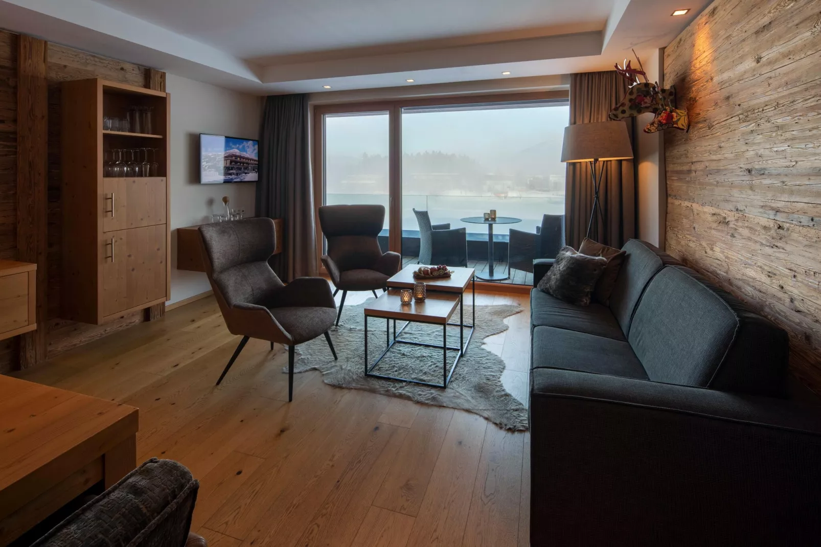 Berg & Golf Apartments Westendorf 2-Woonkamer