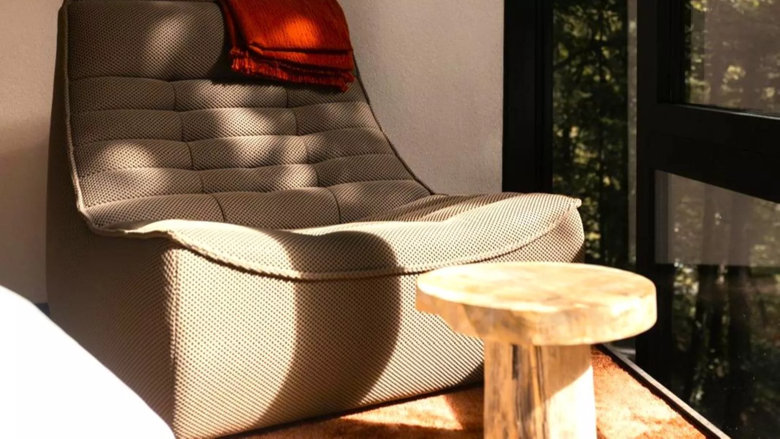 Cabane dans les arbres-Woonkamer