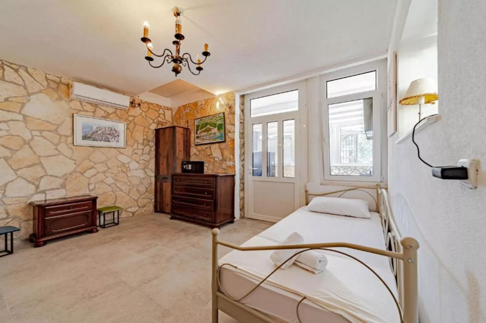 Natur Olive House Ston-Slaapkamer