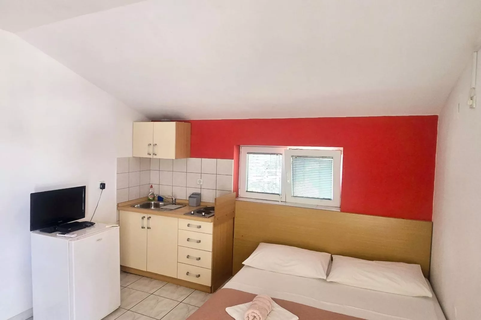 Apartments Mateo - Studio Apartment - Red-Slaapkamer