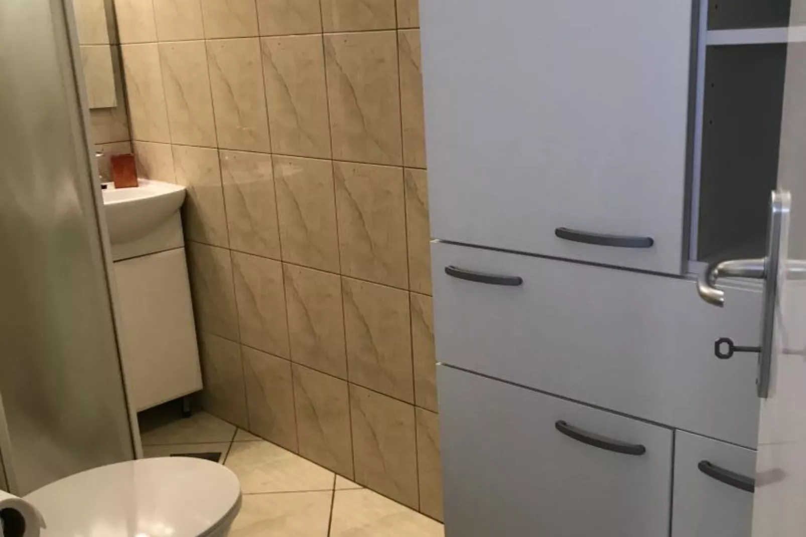 Apartmani Stefanija - Studio With Garden View-Badkamer