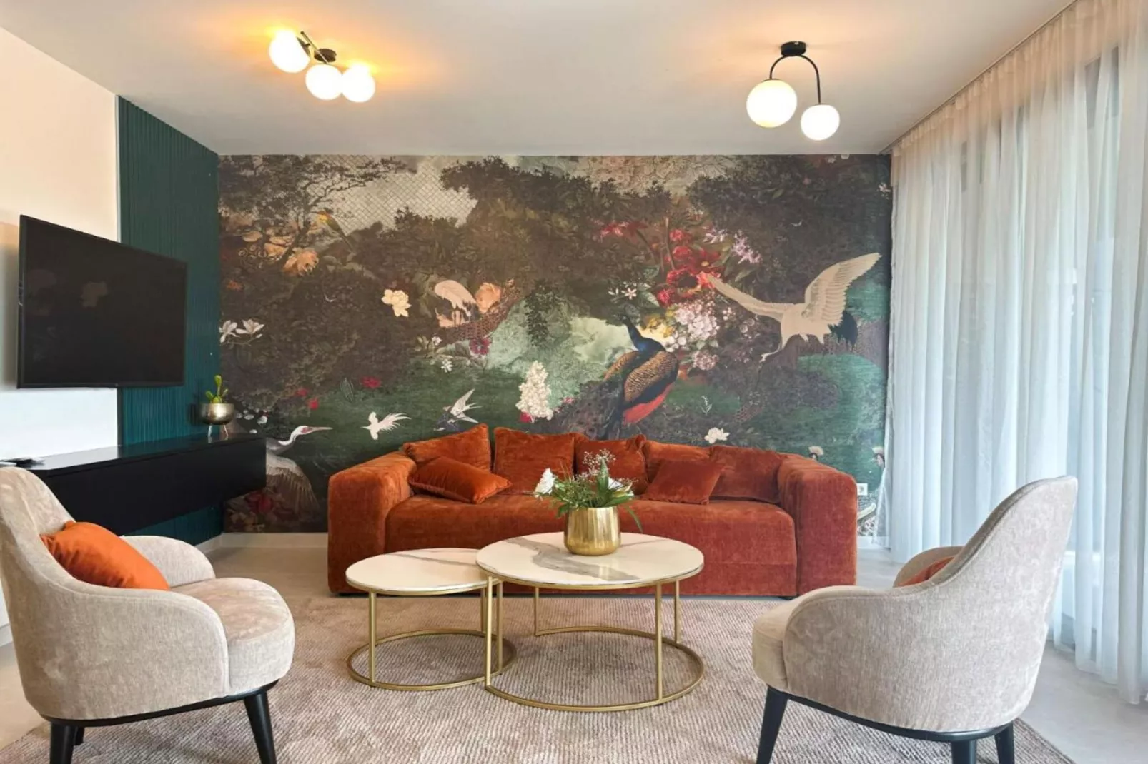 Leonarda Waterfront Residences-One-Bedroom Apartment With Terrace (The Adriatic One) -S1-Woonkamer