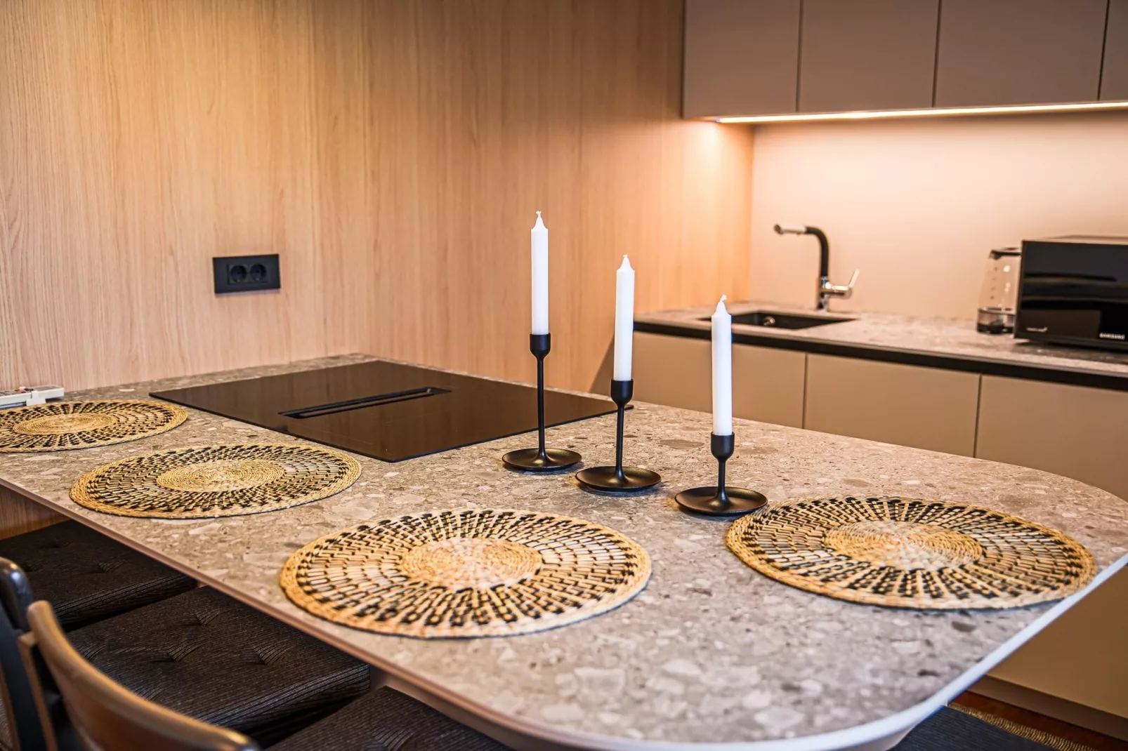 Elegant and Scenic Peaceful Apartments Portoroz - One Bedroom Apartment with Terrace-Keuken