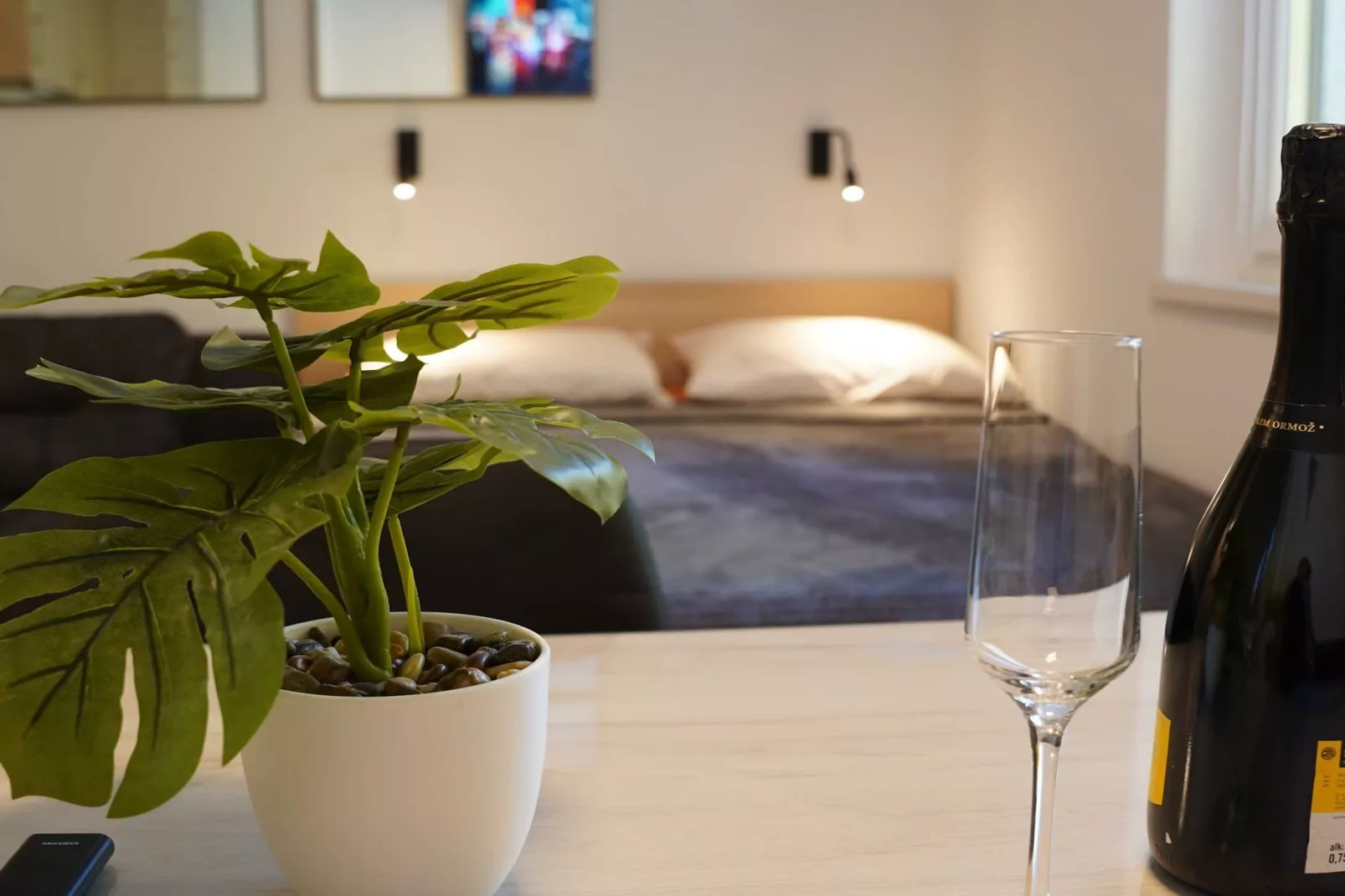 Cozy and Chic Apartment in Kranjska Gora - Studio Apartment-Slaapkamer