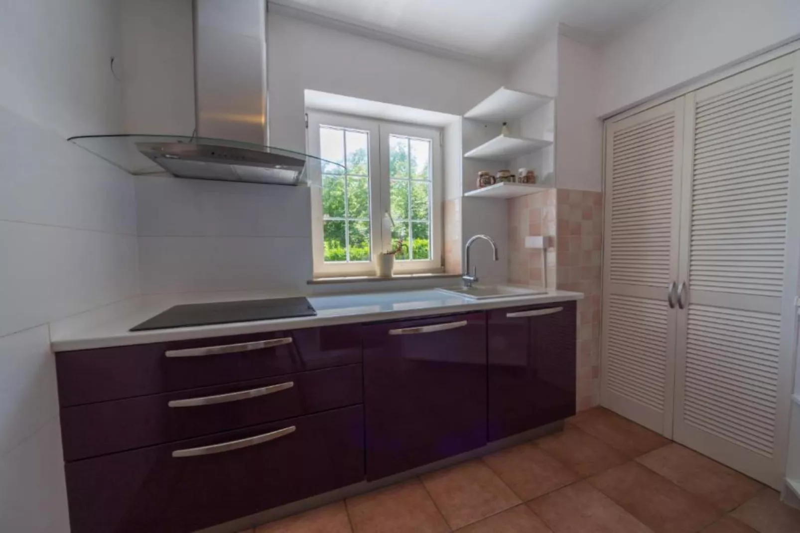 Apartments Melanie - Oprić Hills  Three bedroom apartment with balcony and sea view (A)-Keuken