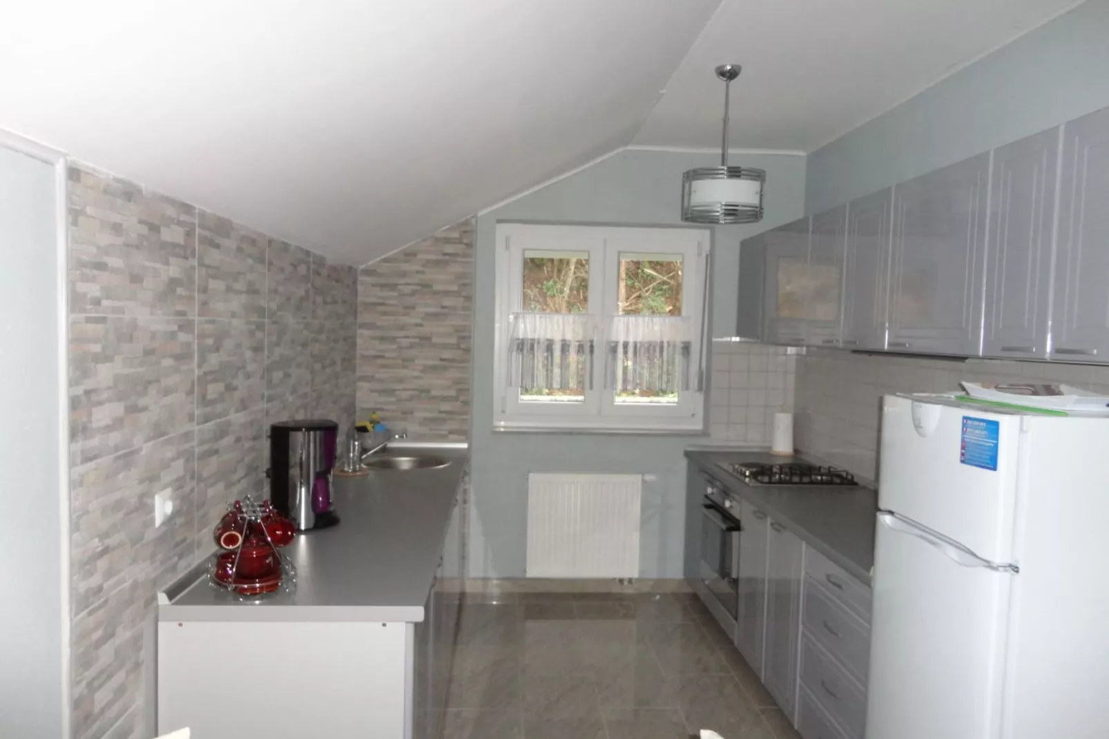 Apartments A&D - One Bedroom Apartment with Terrace and River View (Ana)-Keuken