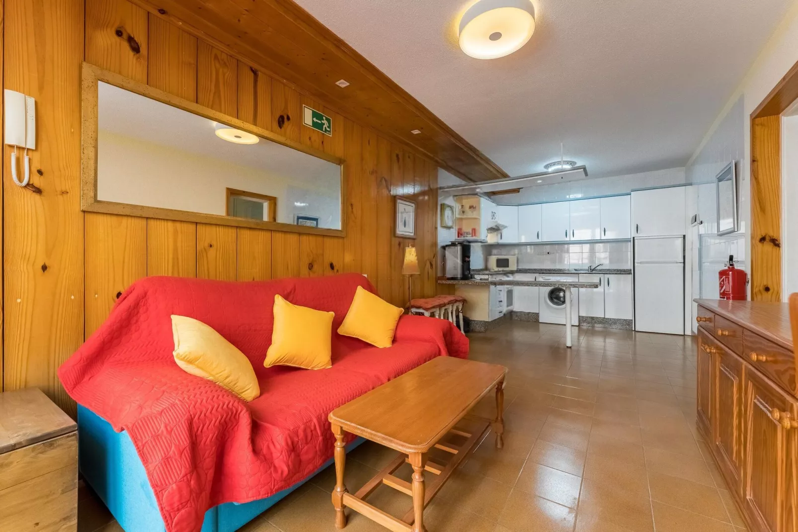 Delfin 101A Jardin Privado-Woonkamer