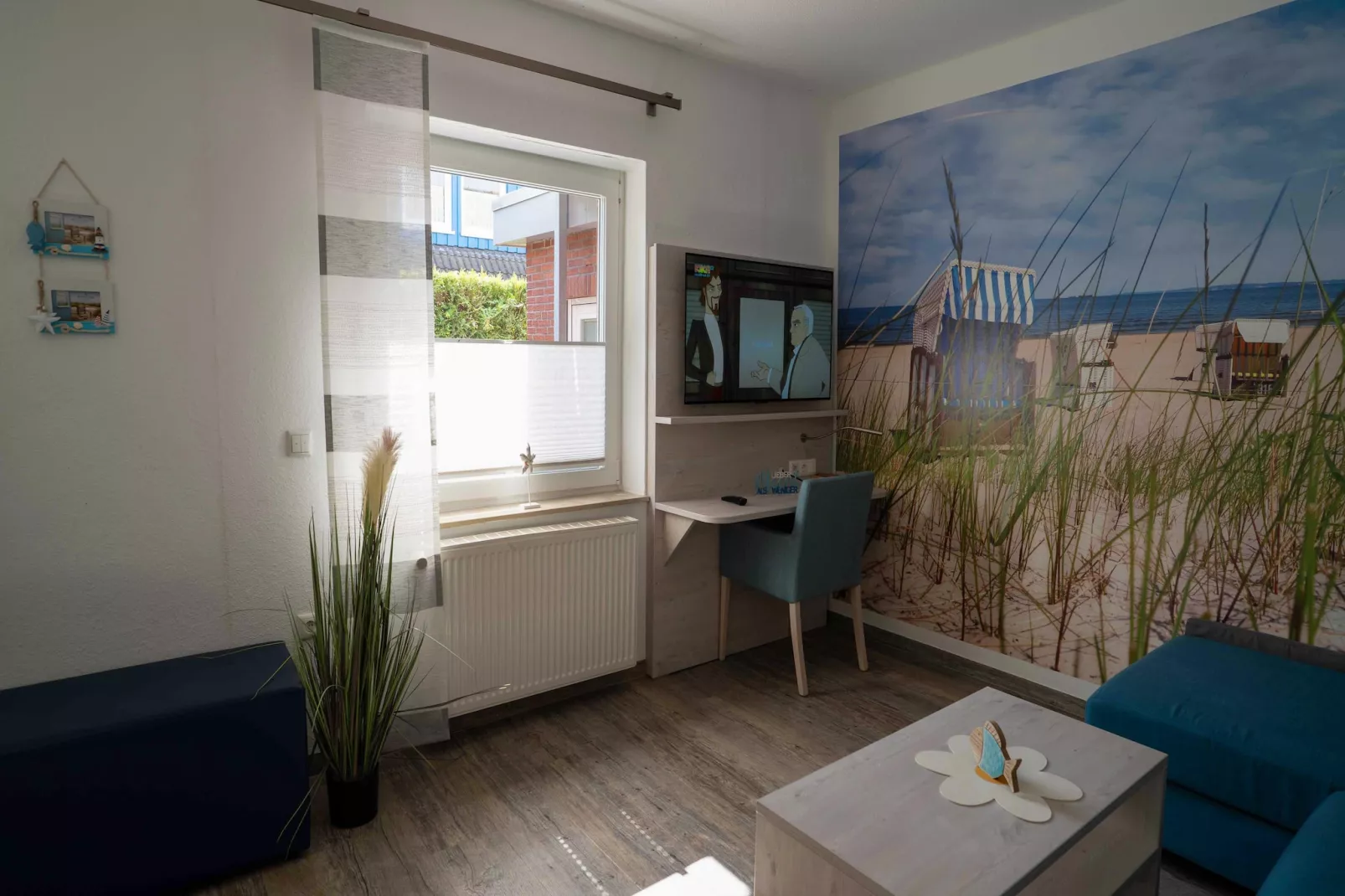 Haus Strandkorb 2-Woonkamer