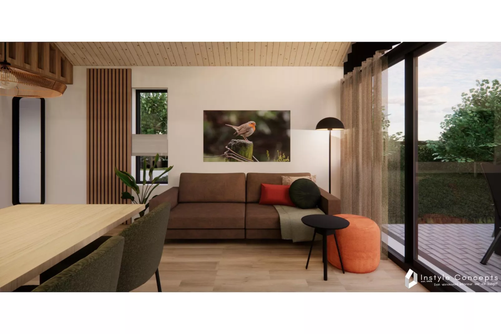 Reestdal lodge | 6 persoons - Woonkamer