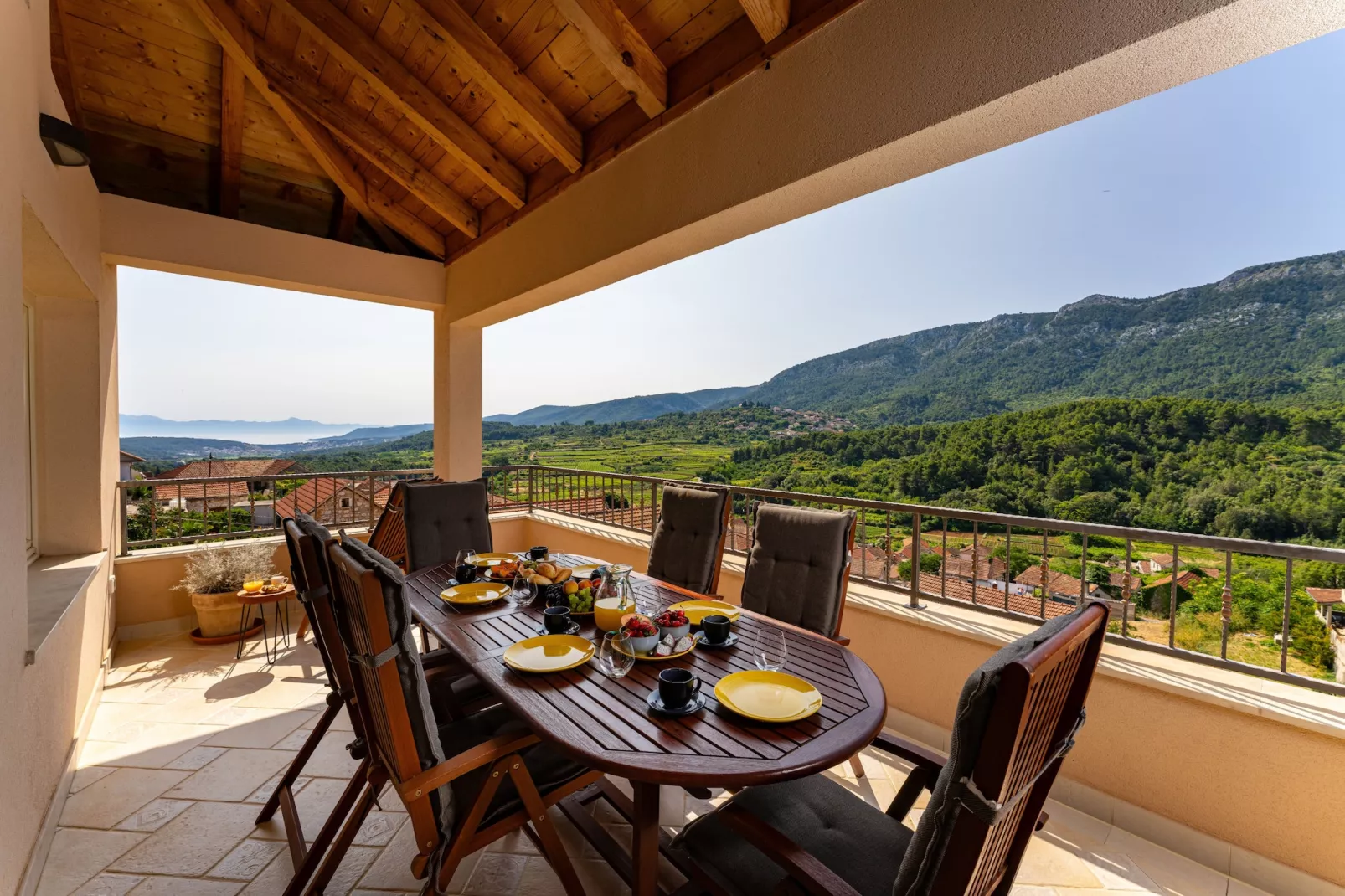 Sea view Villa Amaria-Terrasbalkon