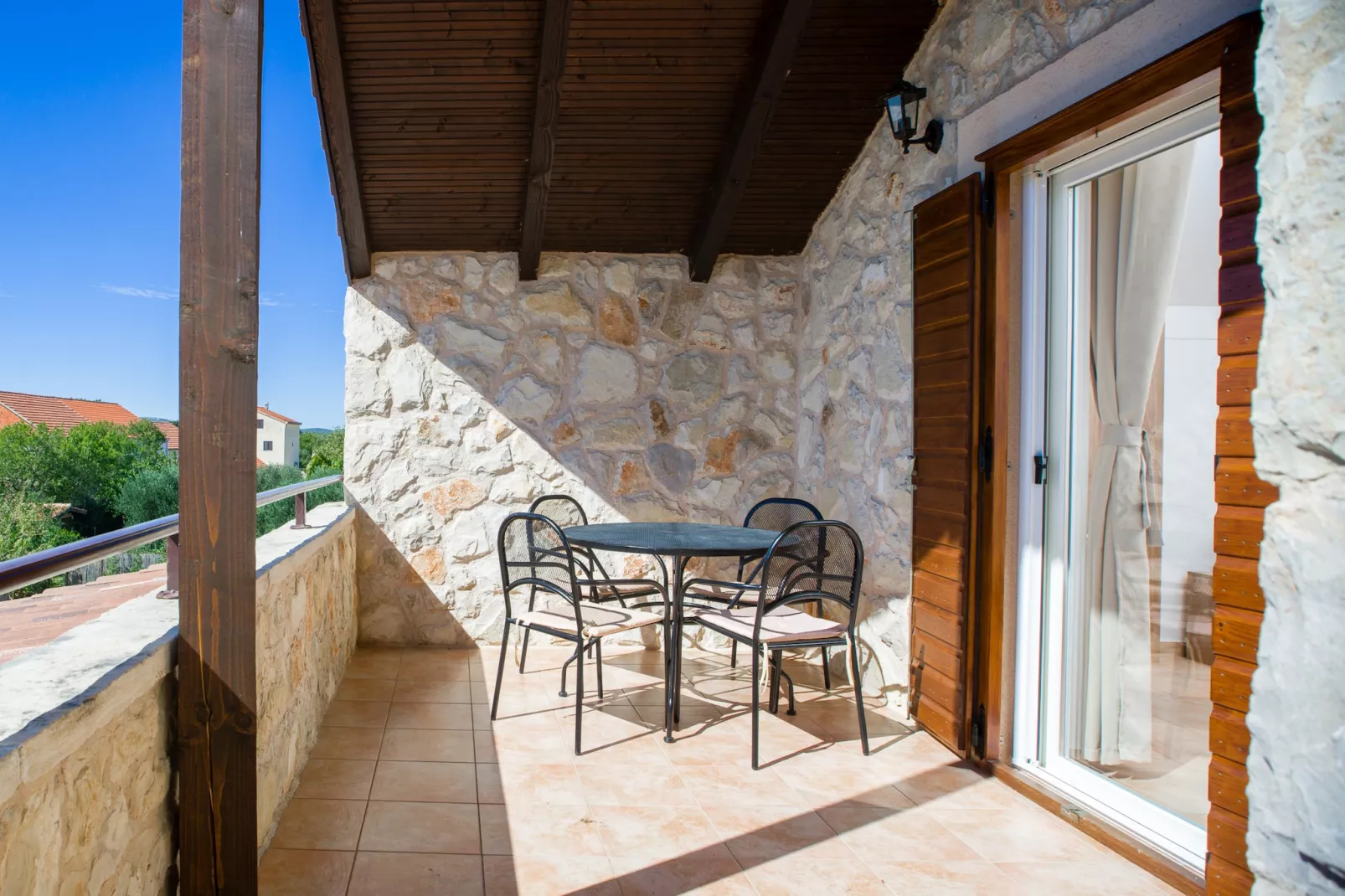 Villa Olea with private heated pool-Terrasbalkon