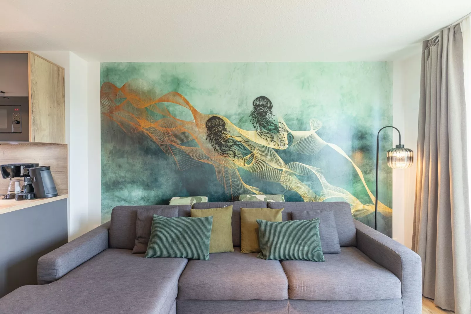 Halligwelt de Luxe auf Nordstrand-Woonkamer