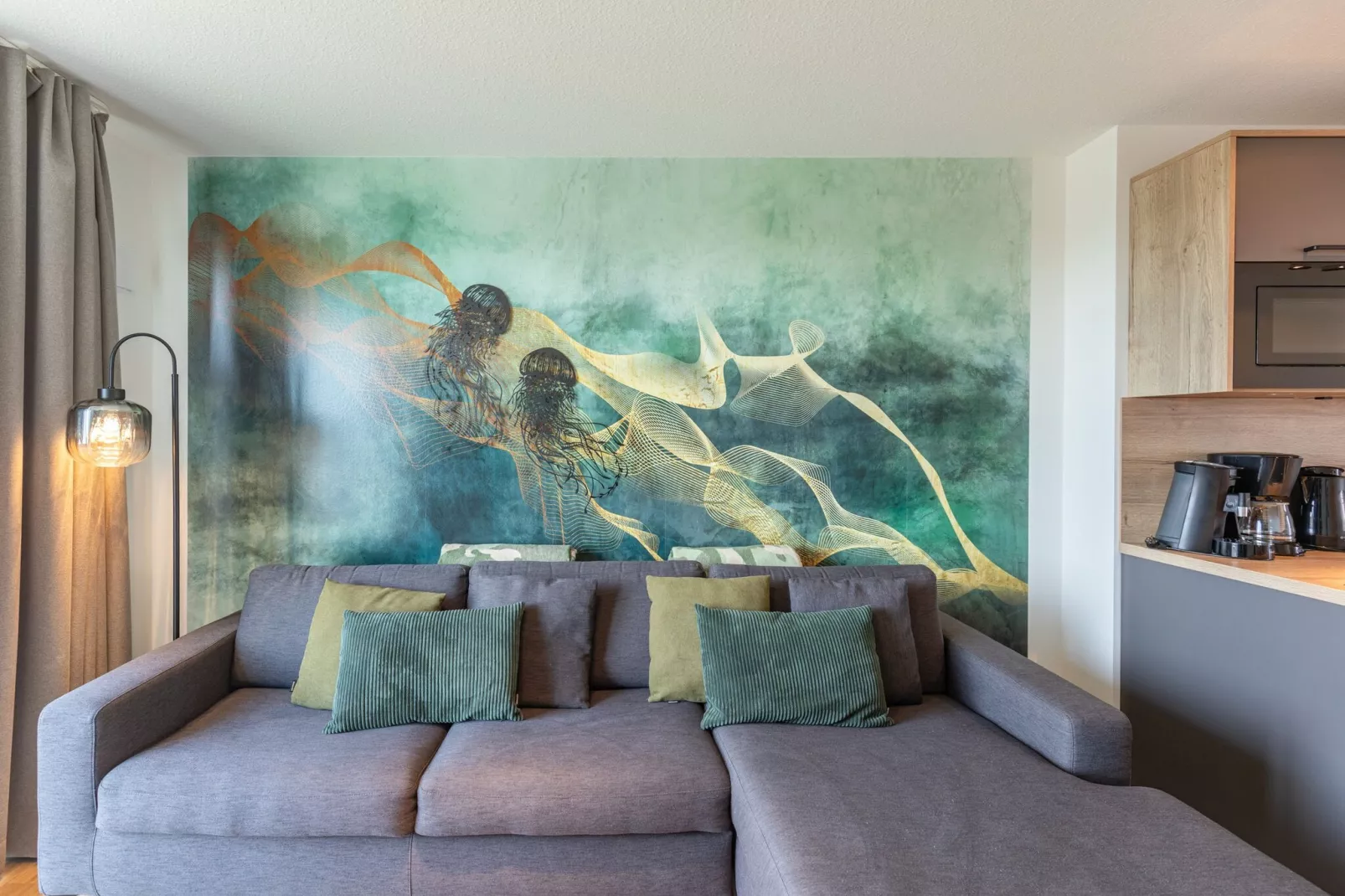 Sandbank de Luxe 7 auf Nordstrand-Woonkamer