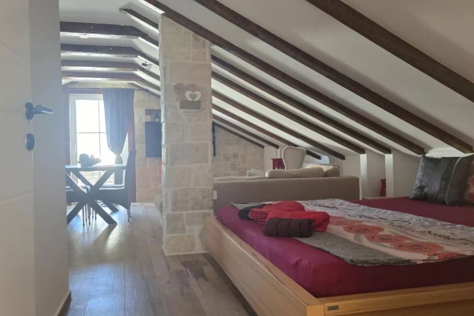 Apartment Angir Martina with sea view-Slaapkamer