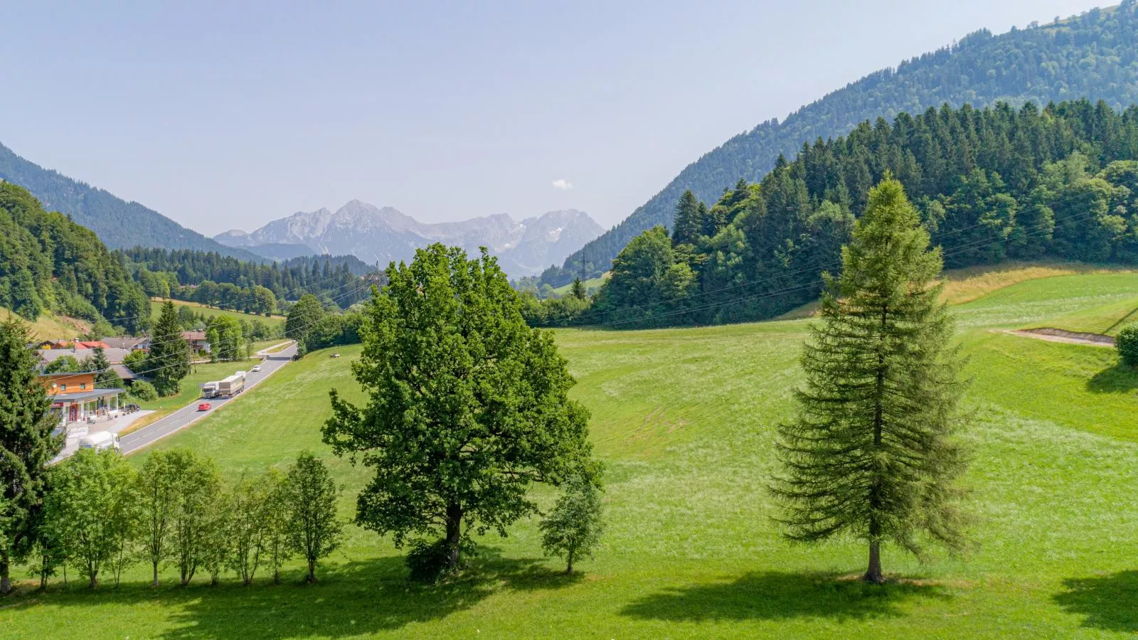 Klein Hintermühltalhof-Uitzicht zomer