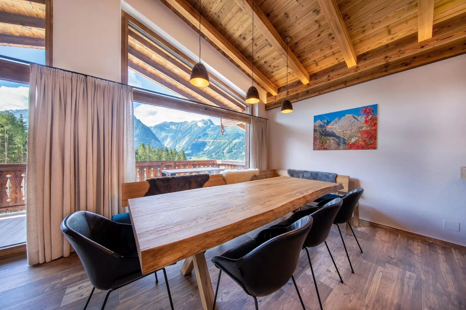 Nationalpark Chalet Ochsenbug-Woonkamer