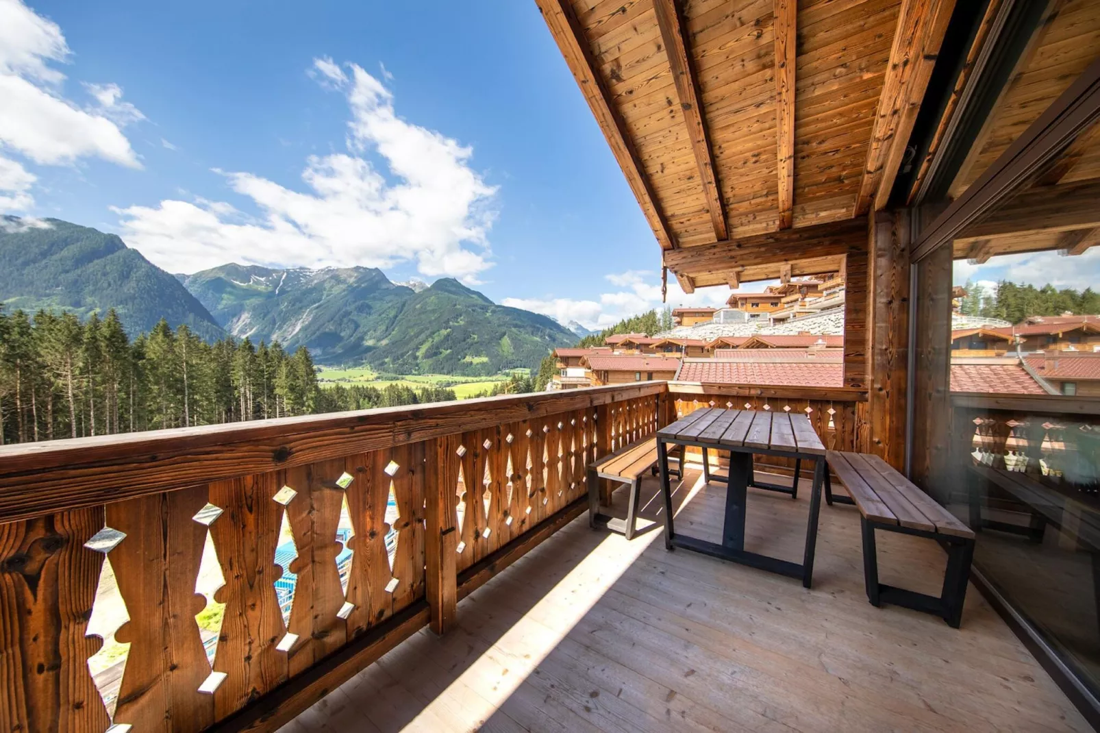 Nationalpark Chalet Ochsenbug-Terrasbalkon