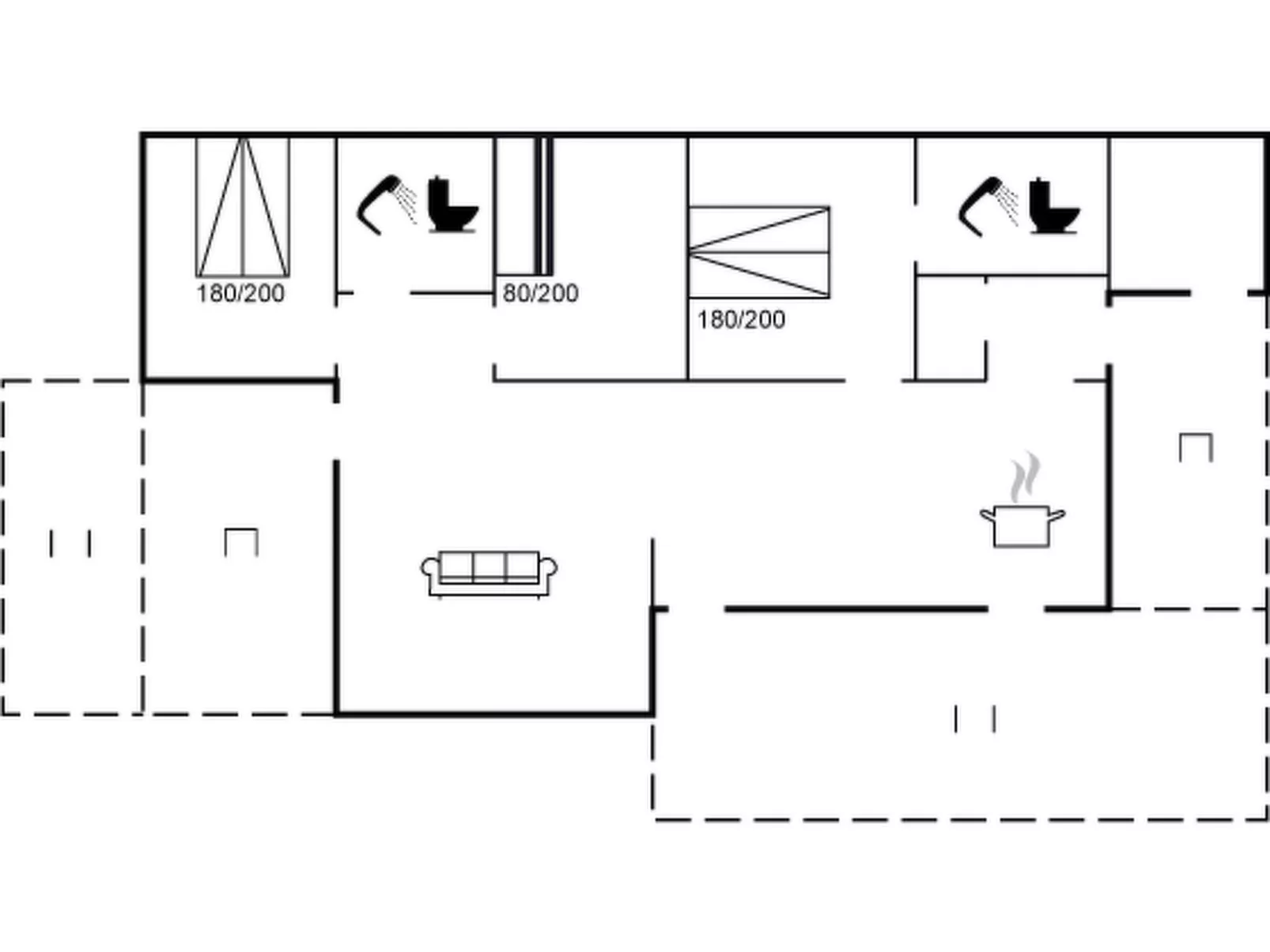 "Yukon" - 150m from the sea-Binnen