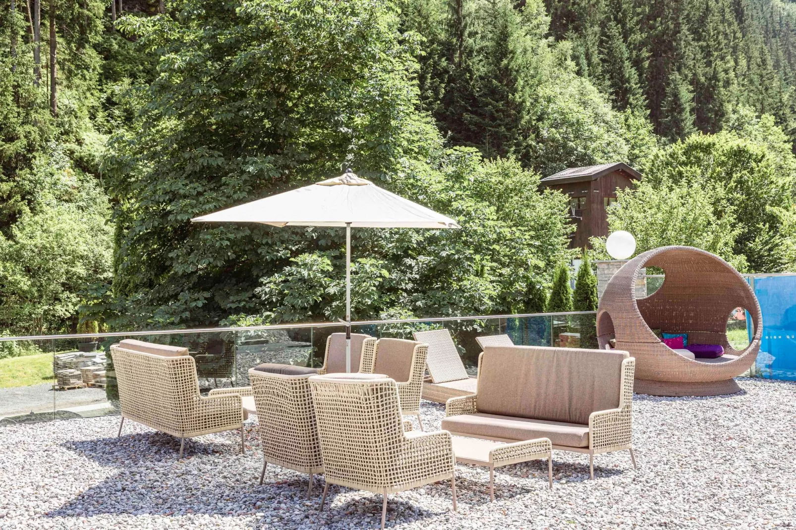Saalbach Suite 4-Tuinen zomer