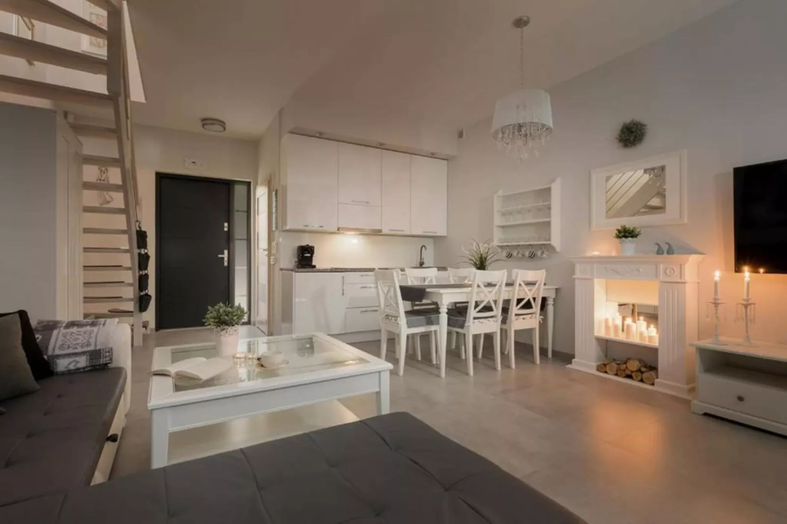 Domy szeregowe z dostępem do basenu Pobierowo-Woonkamer